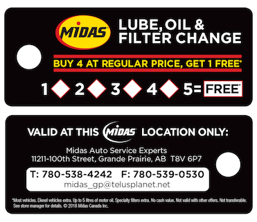 Midas Keyfob Offer